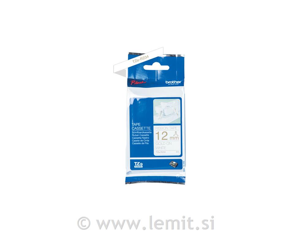 TZE-R234 tekstilni bel/zlat 12mm