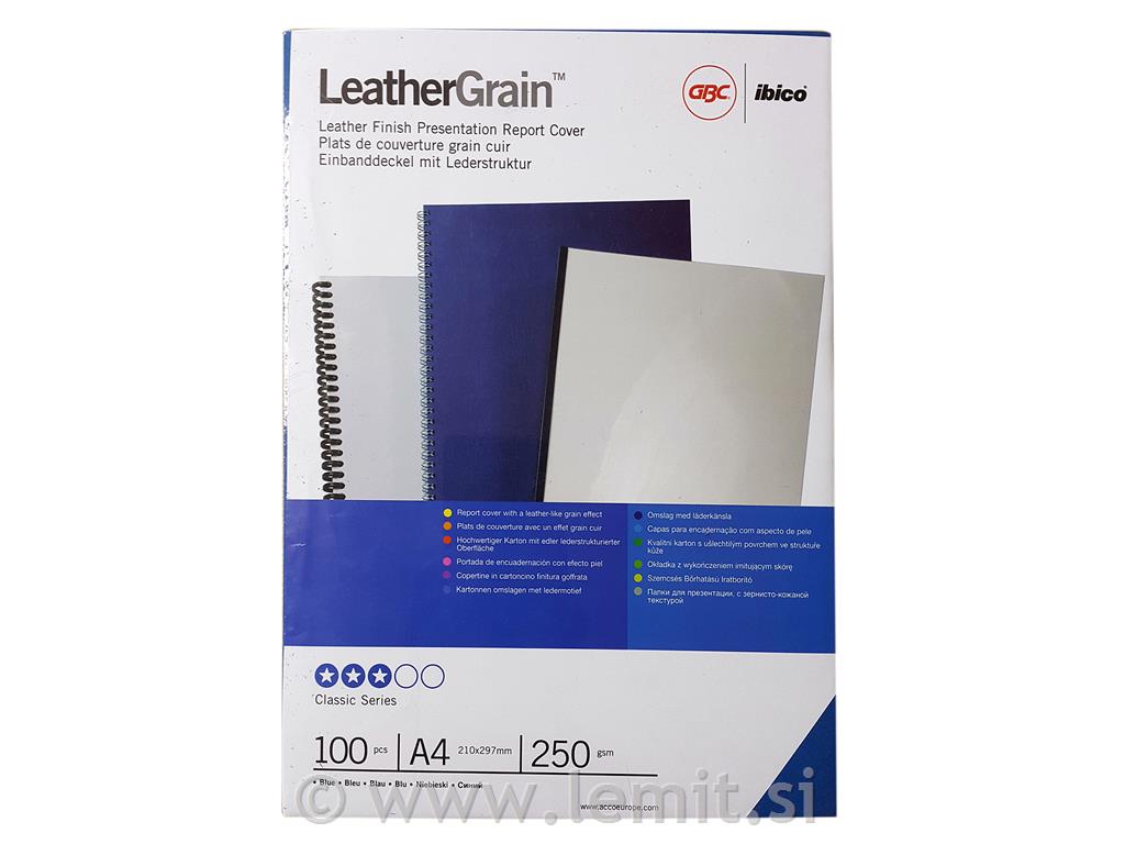 GBC Karton marmor moder,A4,250 g,100 kos