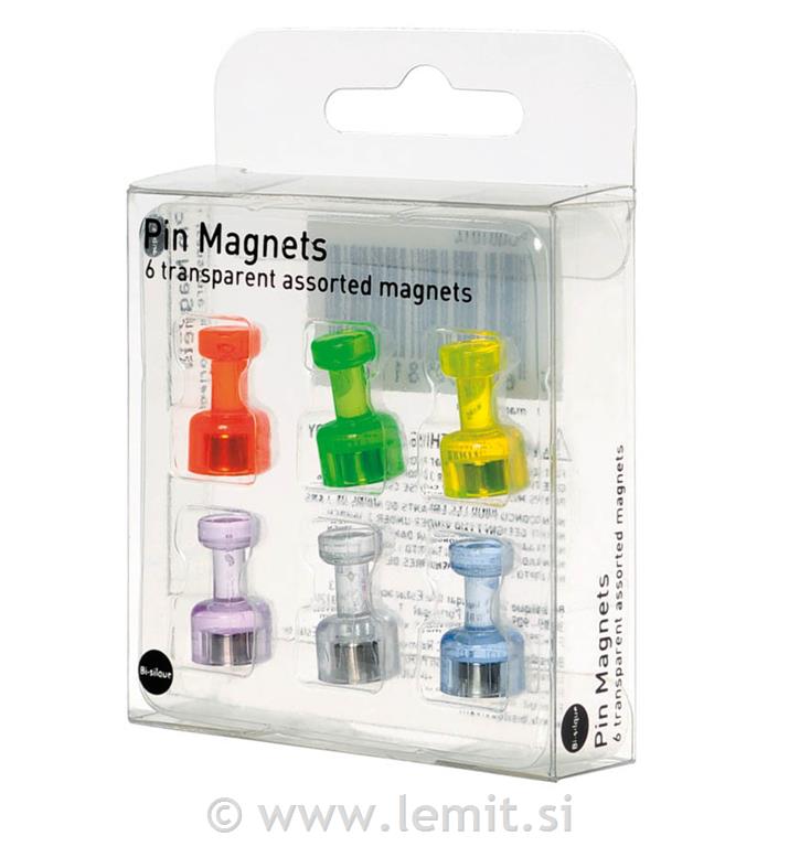 Magneti v obliki žebljičkov, 6 kos
