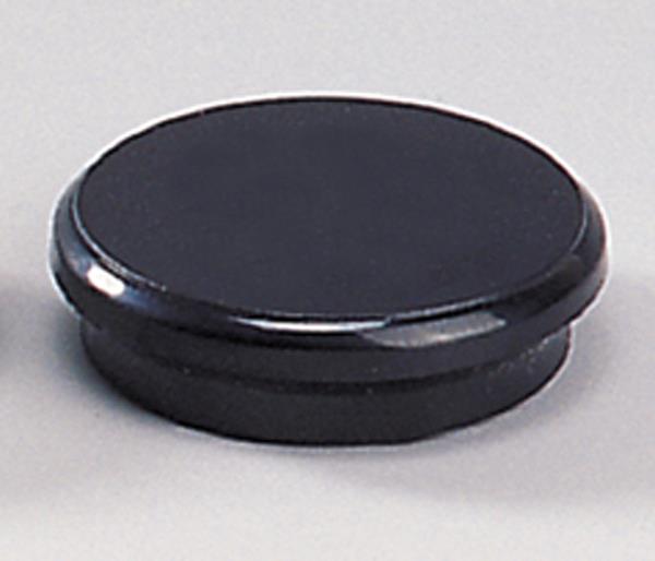 Magnet O24mm črn 6 kos