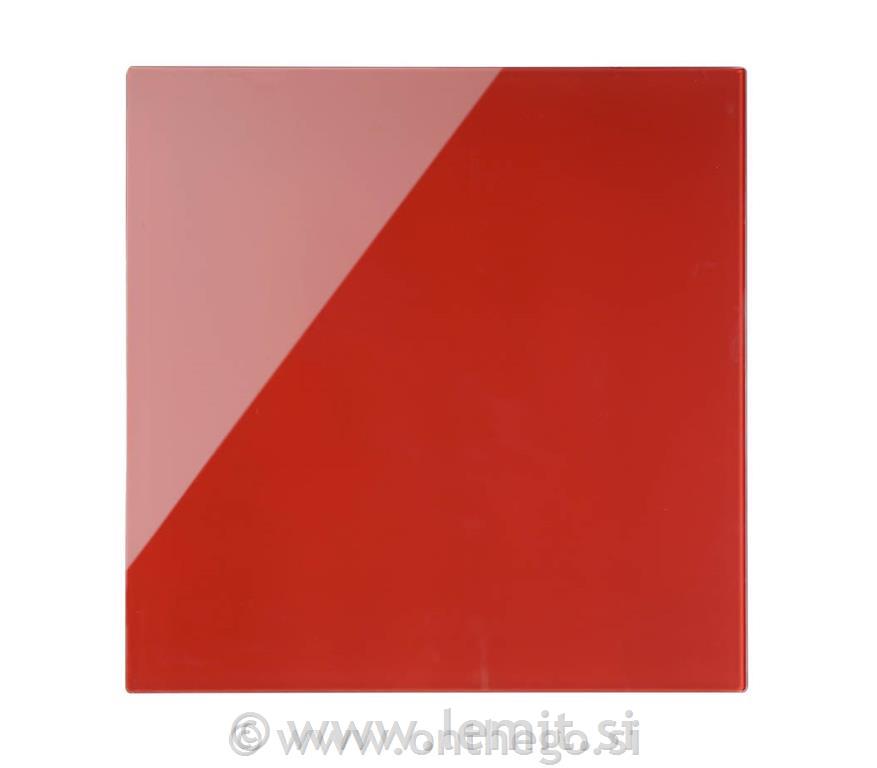 Bi-Office Tabla steklena 38x38cm, rdeča