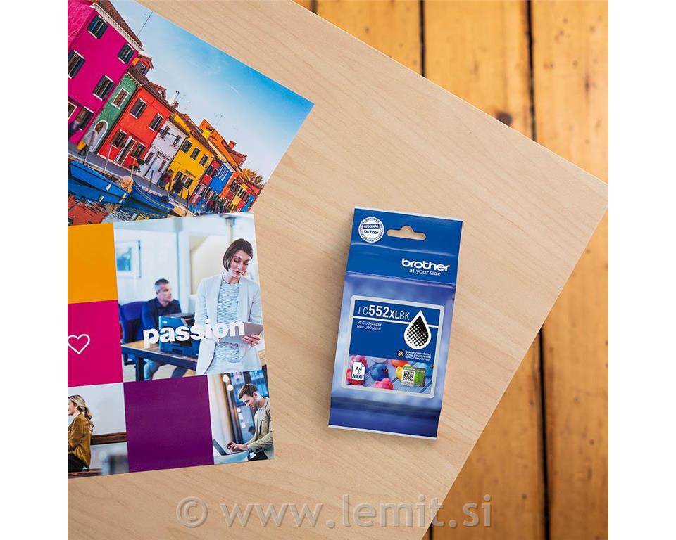 Brother Kartuša LC552XL BK, črna