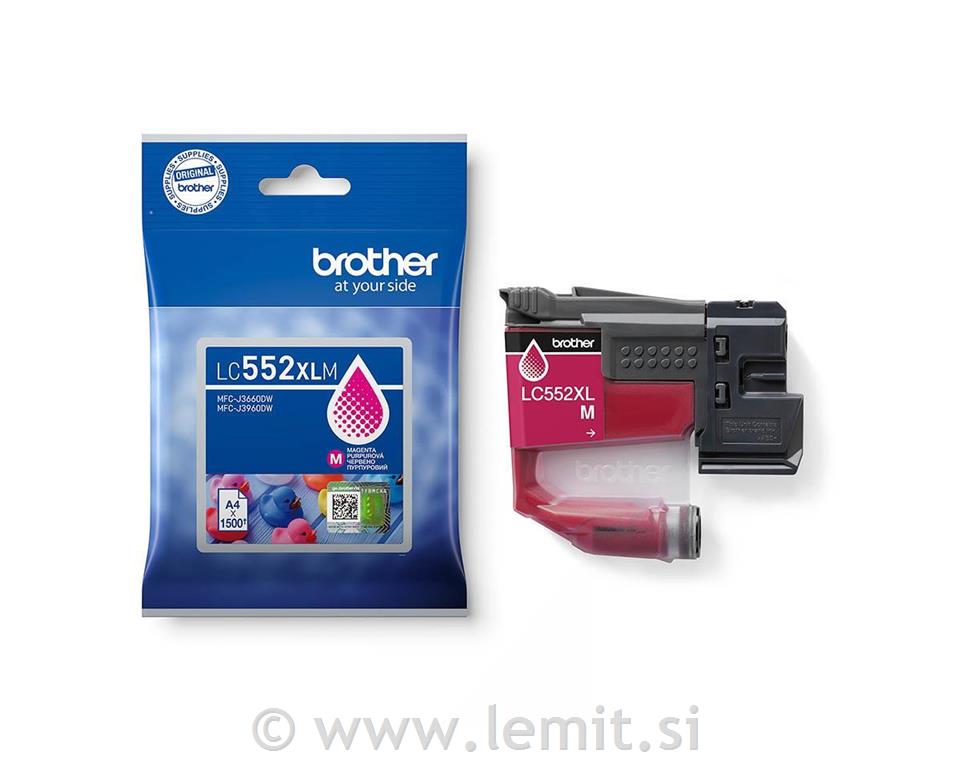 Brother Kartuša LC552XL M, magenta