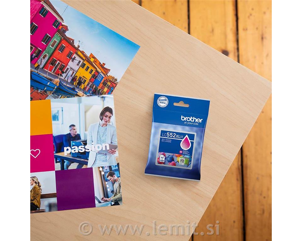 Brother Kartuša LC552XL M, magenta