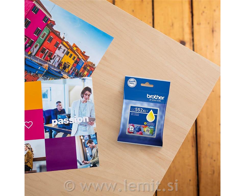 Brother Kartuša LC552XL Y, yellow