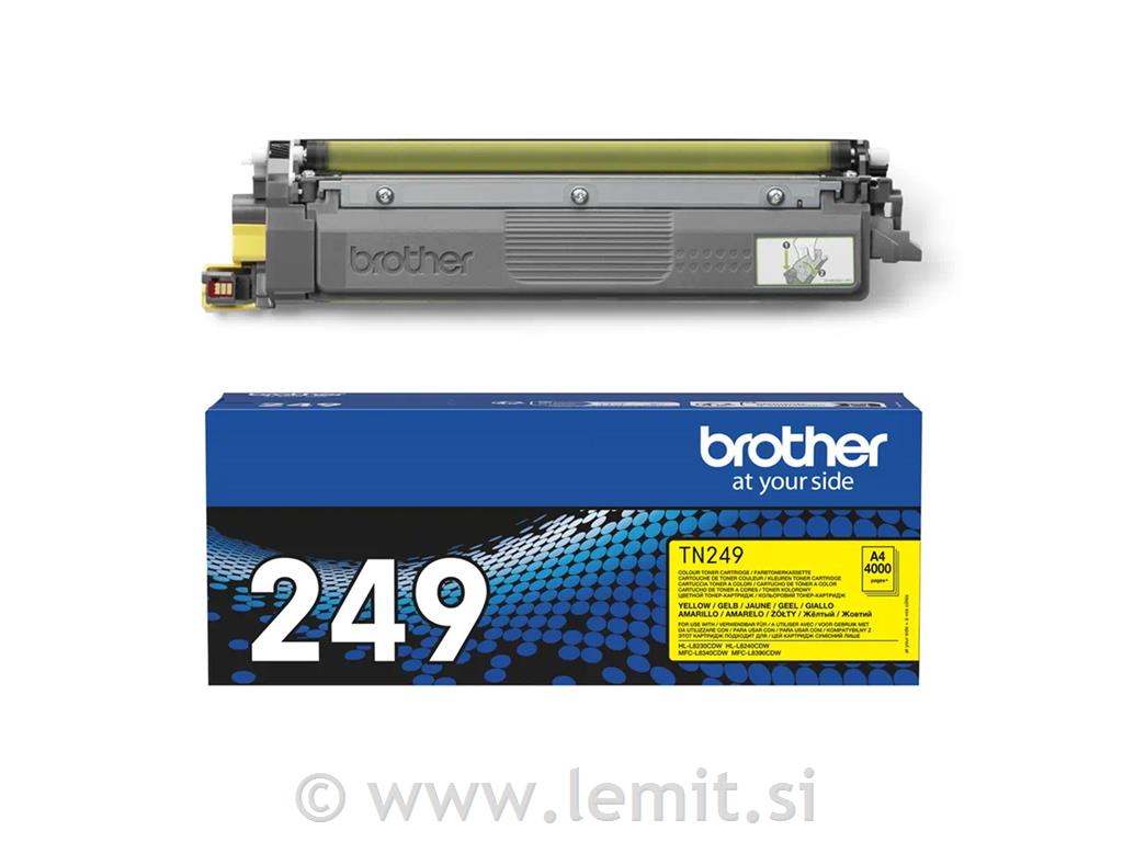 Brother Toner TN249Y, yellow, 4.000 str