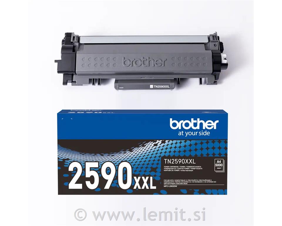 Brother Toner TN2590XXL, črn, 5.000 str