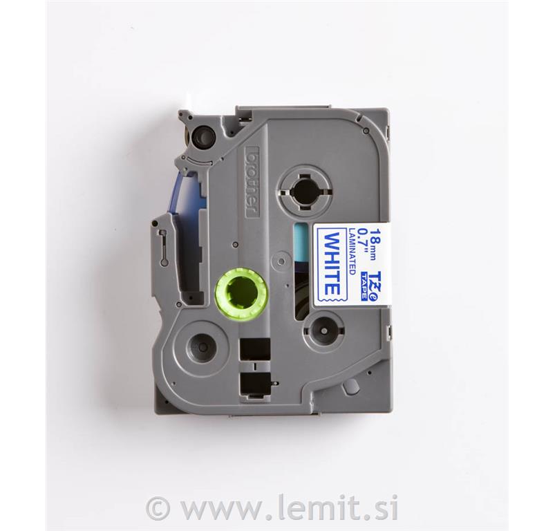 TZE243 Bel/moder 18mm, trak za PT