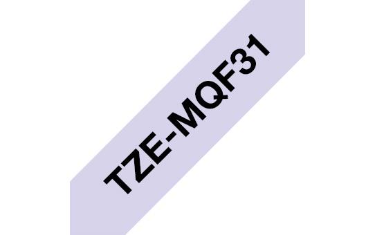 TZE-MQF31 pastelno vijola/črn 12mm