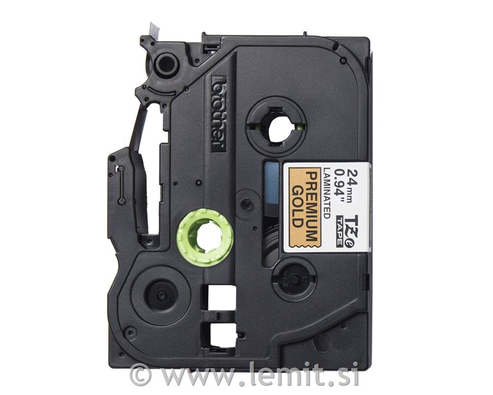 Brother TZE-PR851 Premium zlat/črn 24mm