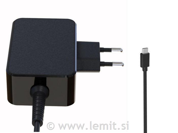 CoreParts Polnilnik za prenosnike USB-C