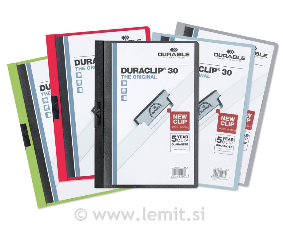Mapa Duraclip (2200) A4 rdeča