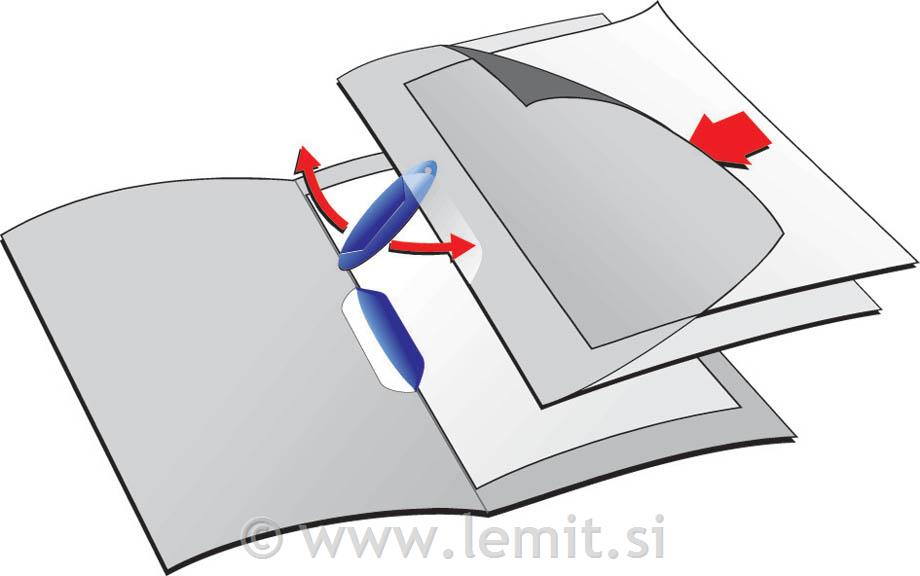 Mapa Swingclip (2260) rdeča