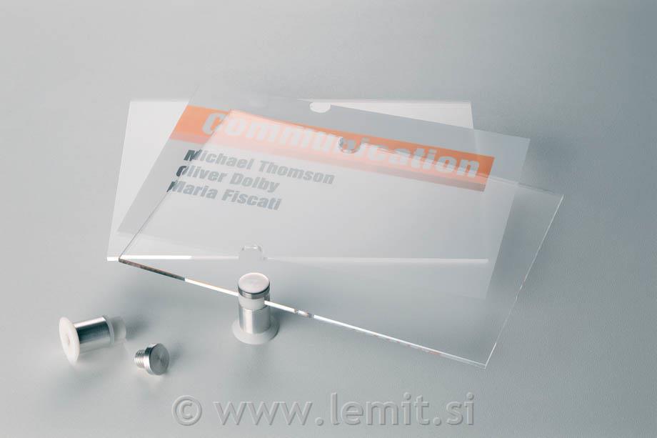 Informacijska tablica Crystal 210x148mm