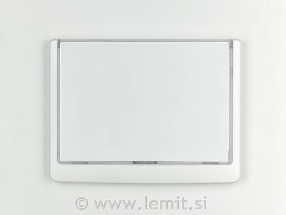 Info ploščica Click 149x105,5mm bela
