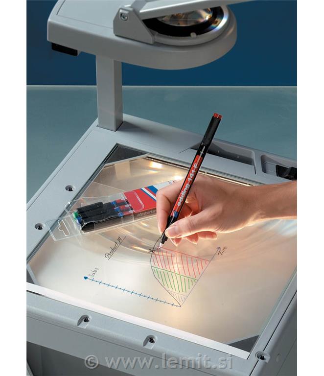 OHP marker E-140, 0,3 mm, 10kos, zelen