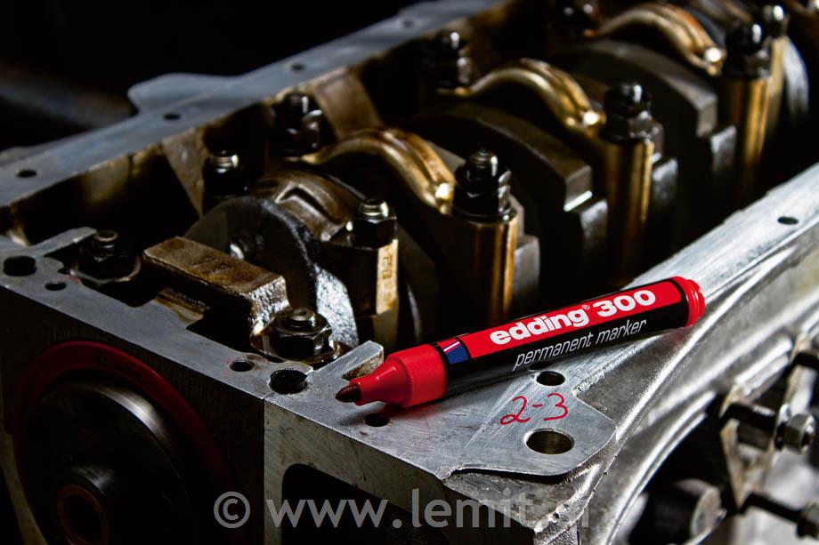 Marker perm. E-300, 10kos, rjav