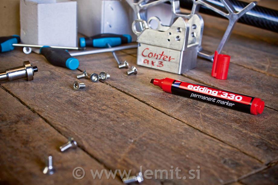 Marker perm. E-300, 10kos, rjav