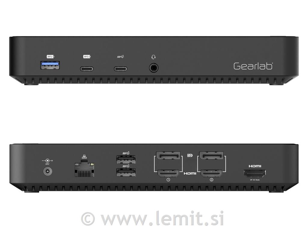 Trojna 4K USB-C hibr. docking postaja