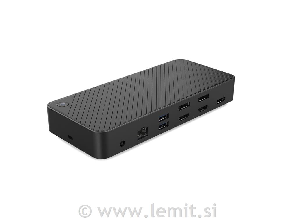 Trojna 4K USB-C hibr. docking postaja