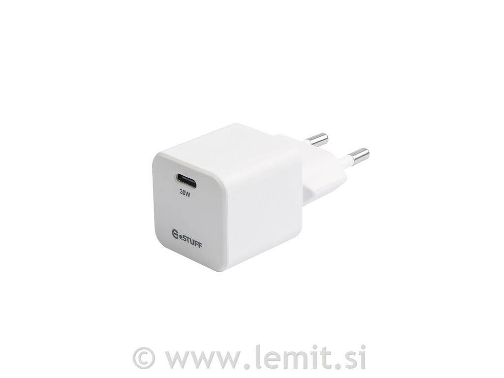 eSTUFF INFINITE polnilnik USB-C 30W GaN