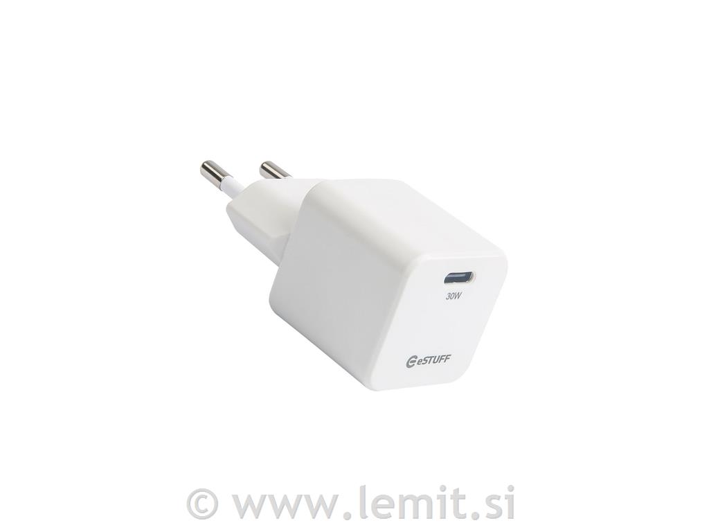 eSTUFF INFINITE polnilnik USB-C 30W GaN