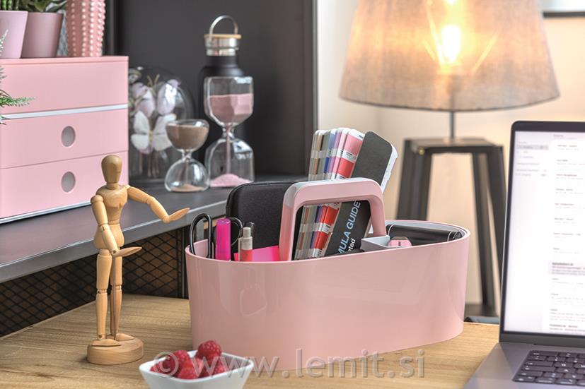 Škatla za shranjevanje flamingo roza