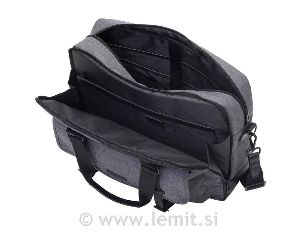 Poslovna torba TWYX, siva