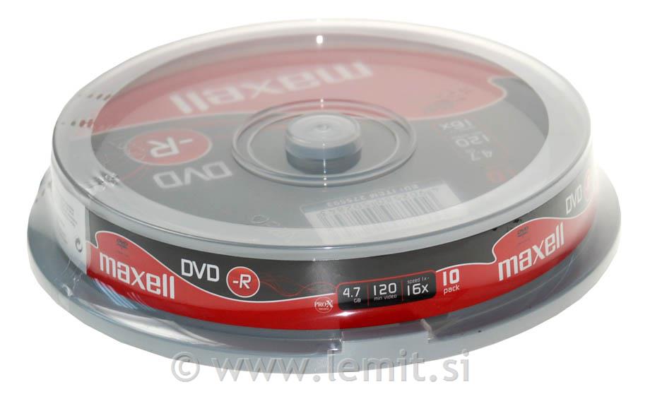 DVD-R 4,7GB 16X 10 na osi