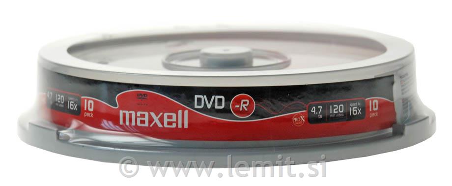 DVD-R 4,7GB 16X 10 na osi