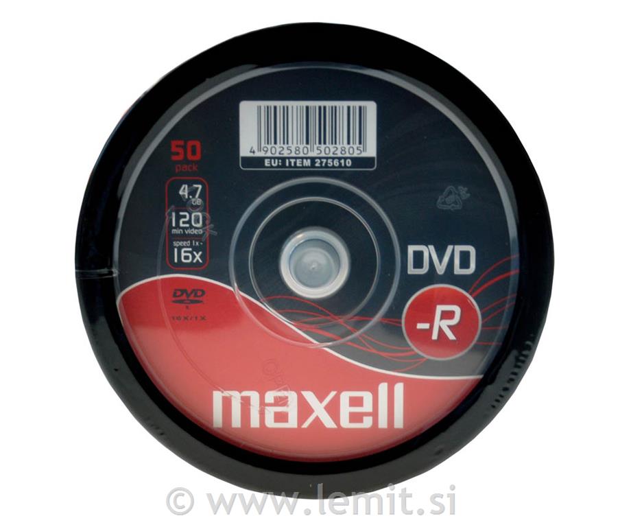 DVD-R 4,7GB 16X 50 na osi