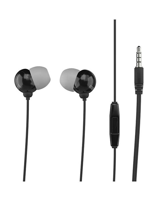 Slušalke PLUGZ MIC črne
