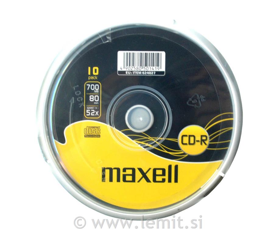 CD-R 700MB XL 52X 10 na osi