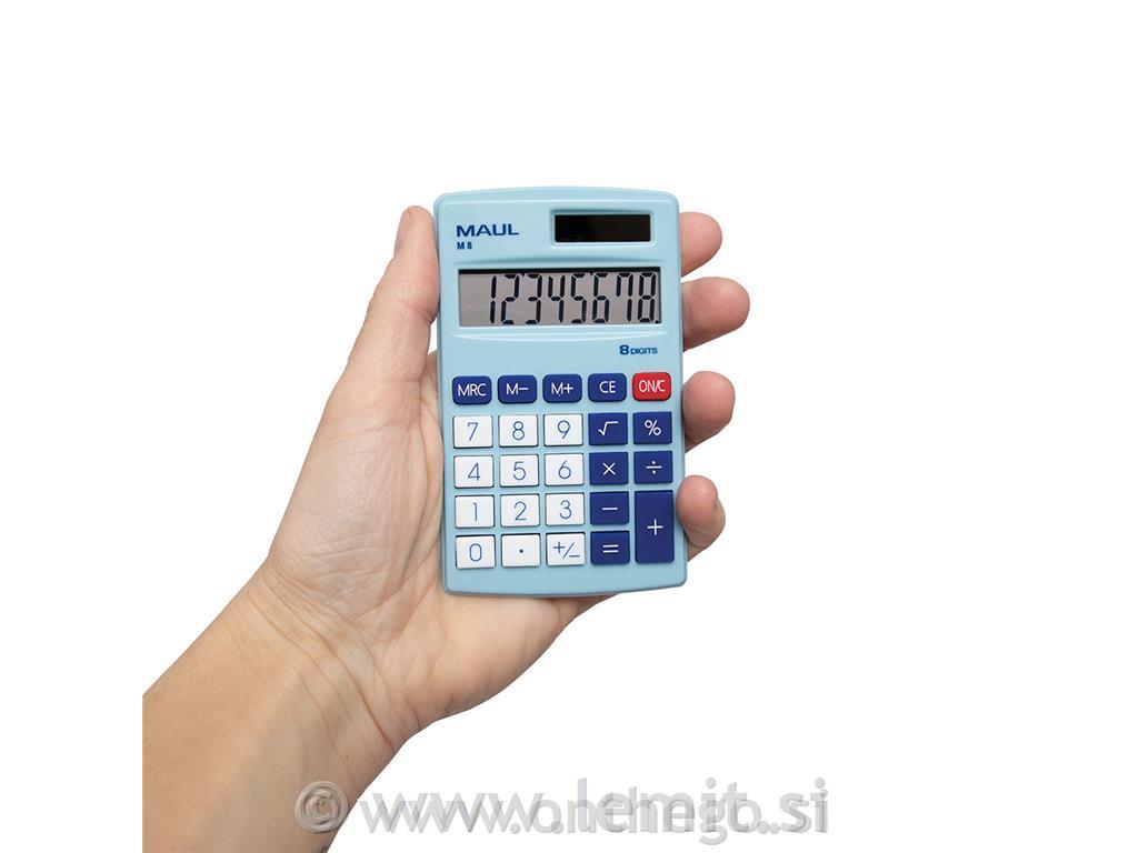 Žepni kalkulator M 8 moder