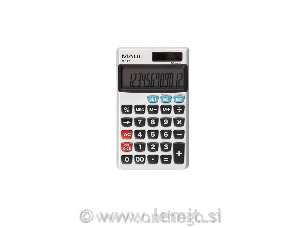 Žepni kalkulator M 112 tax