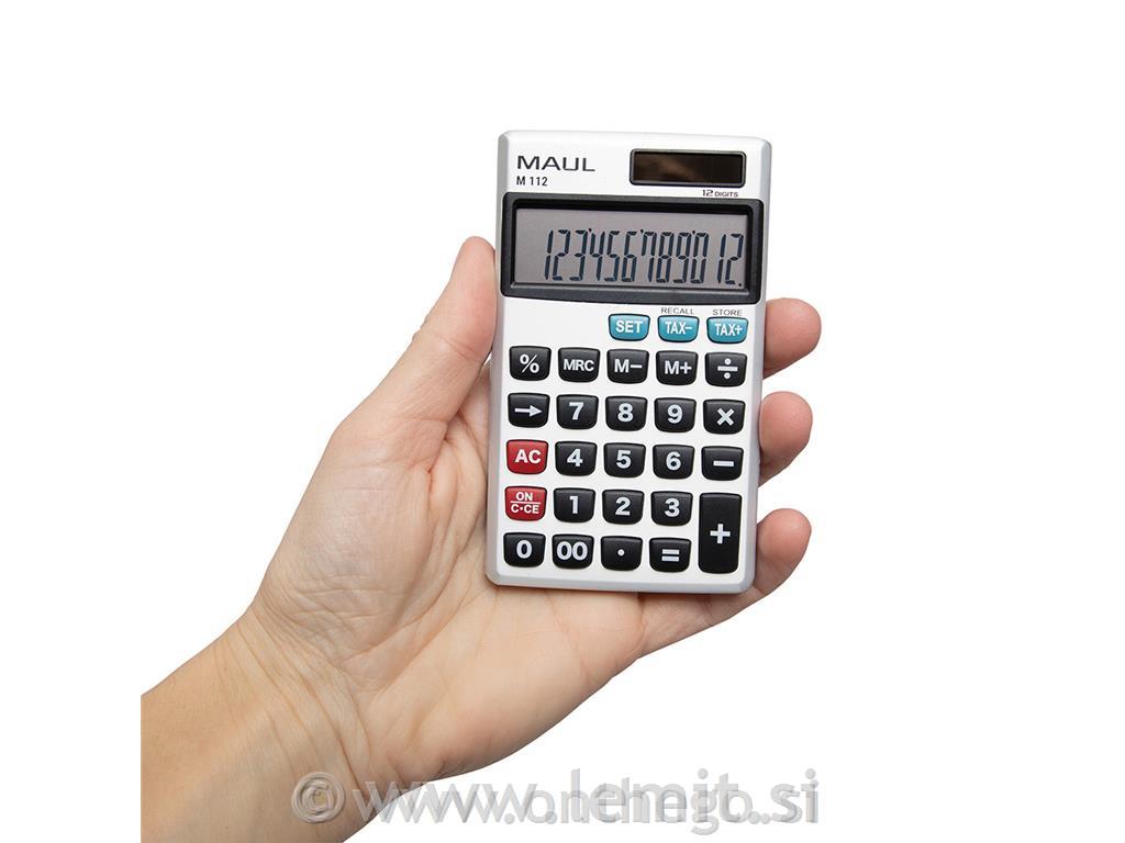 Žepni kalkulator M 112 tax