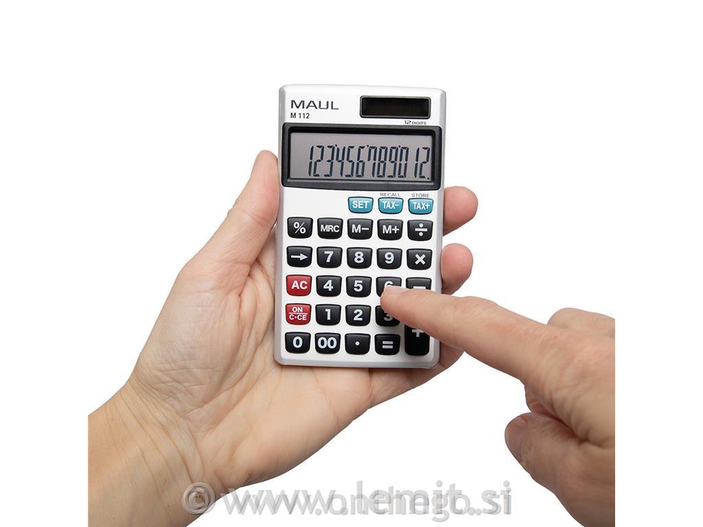Žepni kalkulator M 112 tax