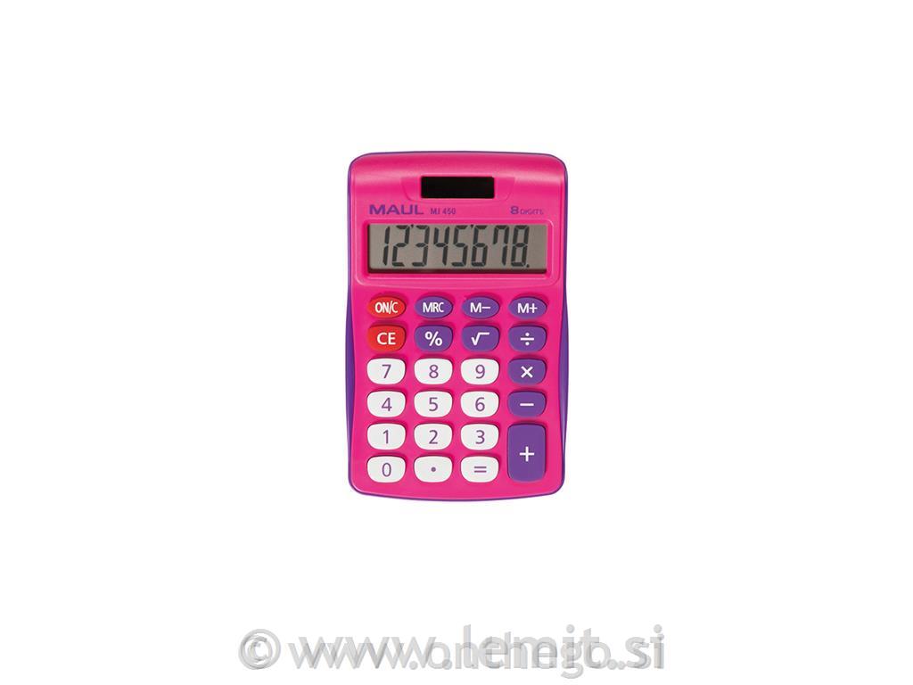 Namizni kalkulator MJ 450 Junior roza