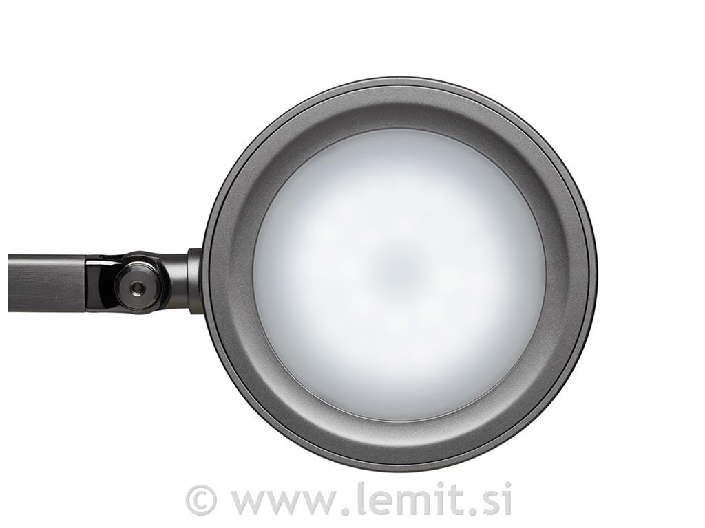 Namizna LED svetilka MAULgrace srebrna