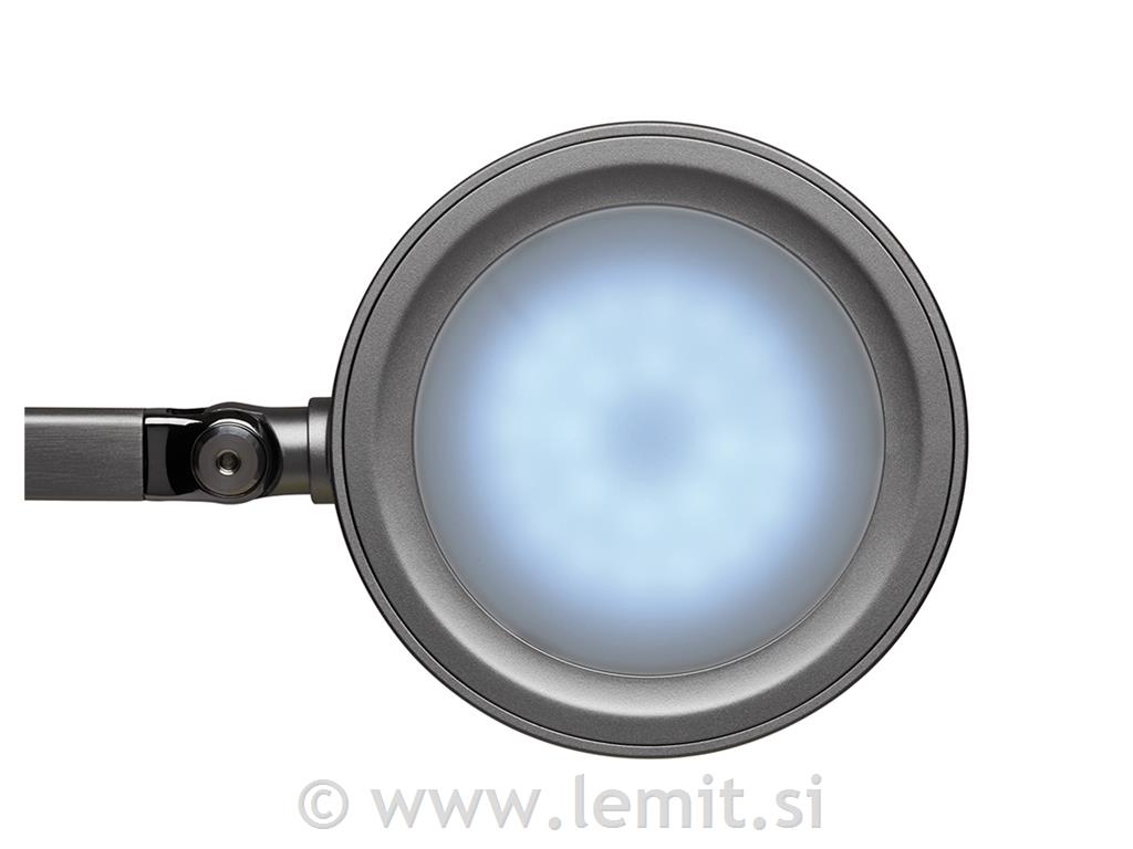 Namizna LED svetilka MAULgrace srebrna