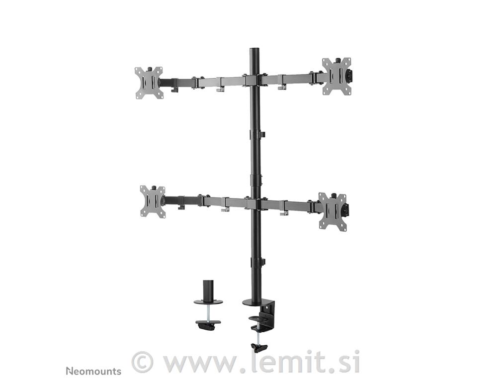 Gibljivi nosilec za 4 monitorje 13-32''