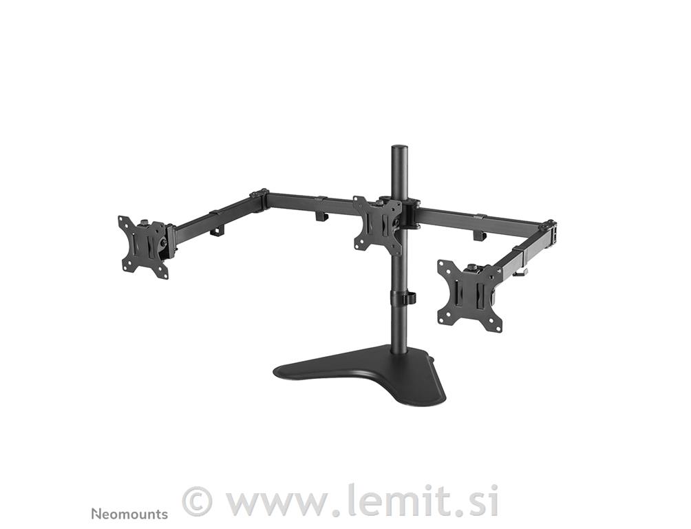 Gibljivo namizno stojalo za 3 monitorje