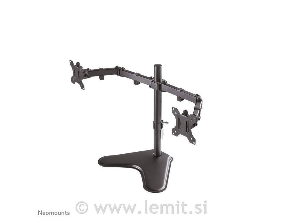 Gibljivo namizno stojalo za 2 monitorja