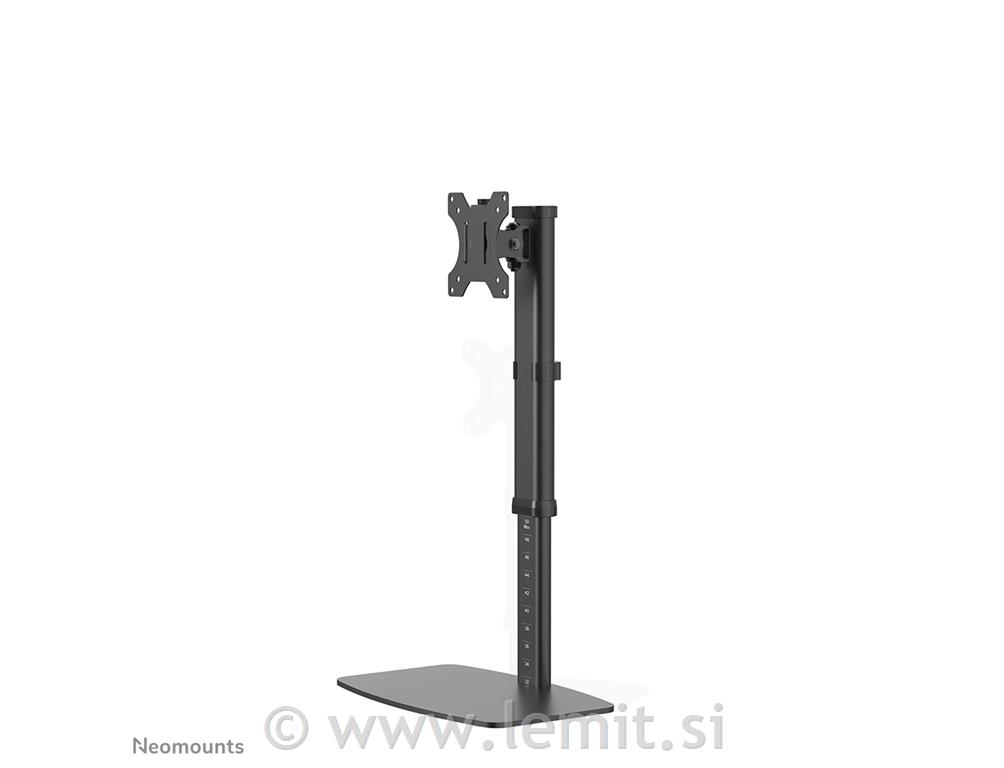Gibljivo namizno stojalo za monitor črno