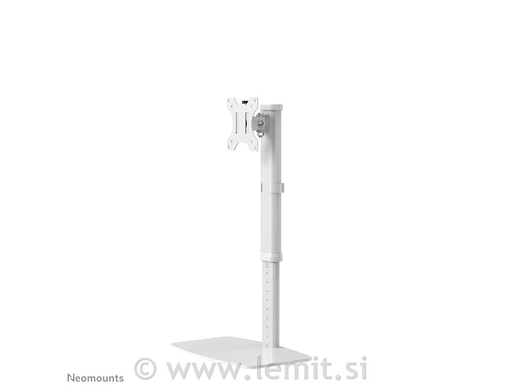 Gibljivo namizno stojalo za monitor belo