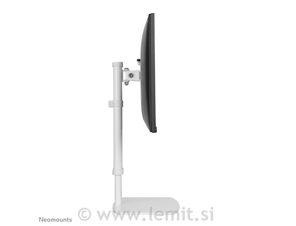 Gibljivo namizno stojalo za monitor belo