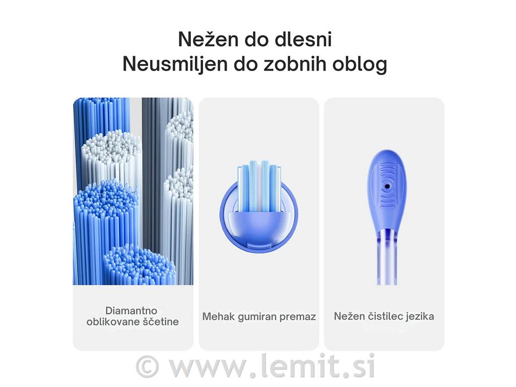 Oclean Električna zobna ščetka Ease Modr
