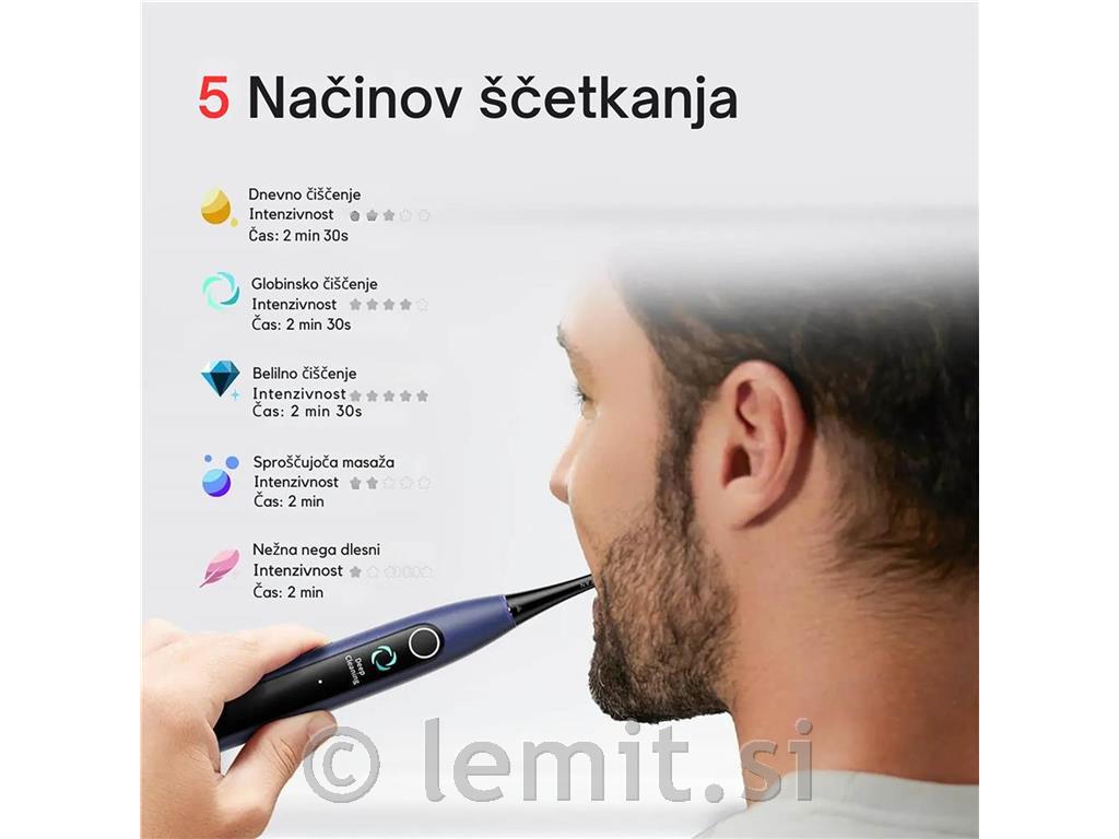 Oclean Električna zobna ščetka X LiteSet