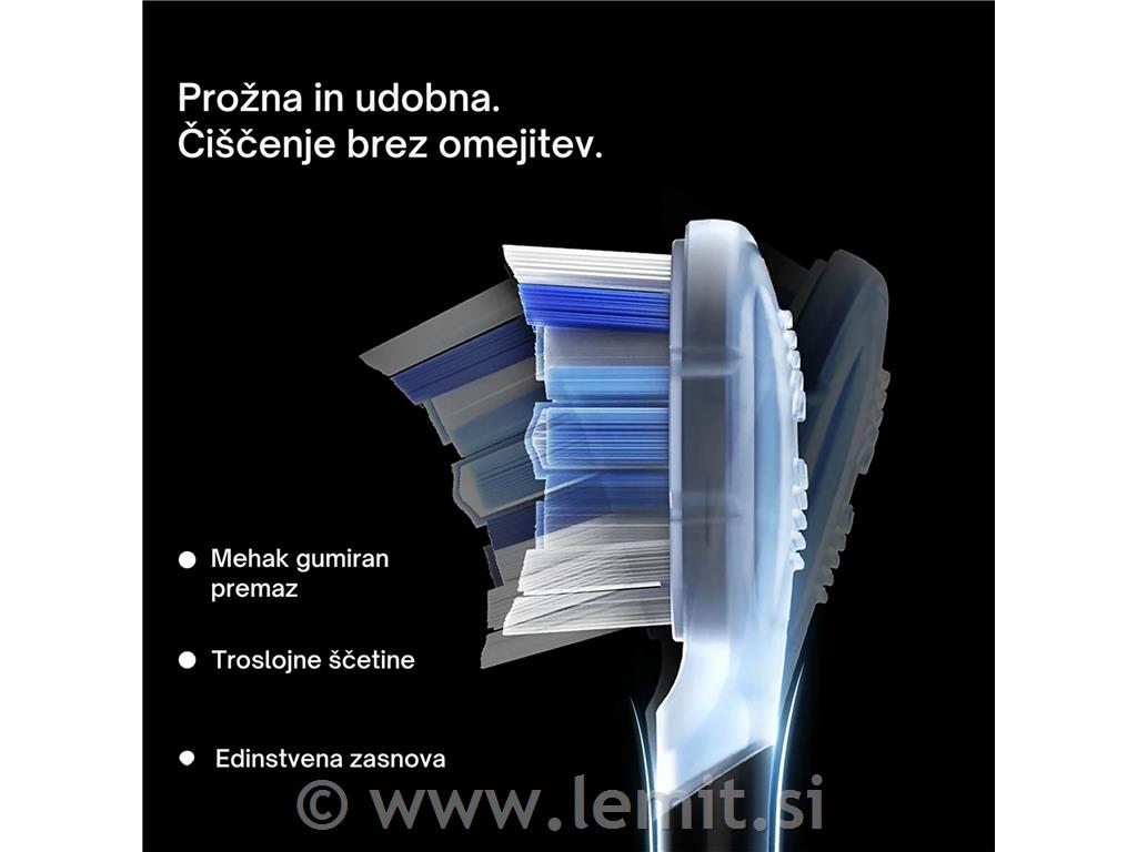 Električna zobna ščetka X Pro 20 Set črn