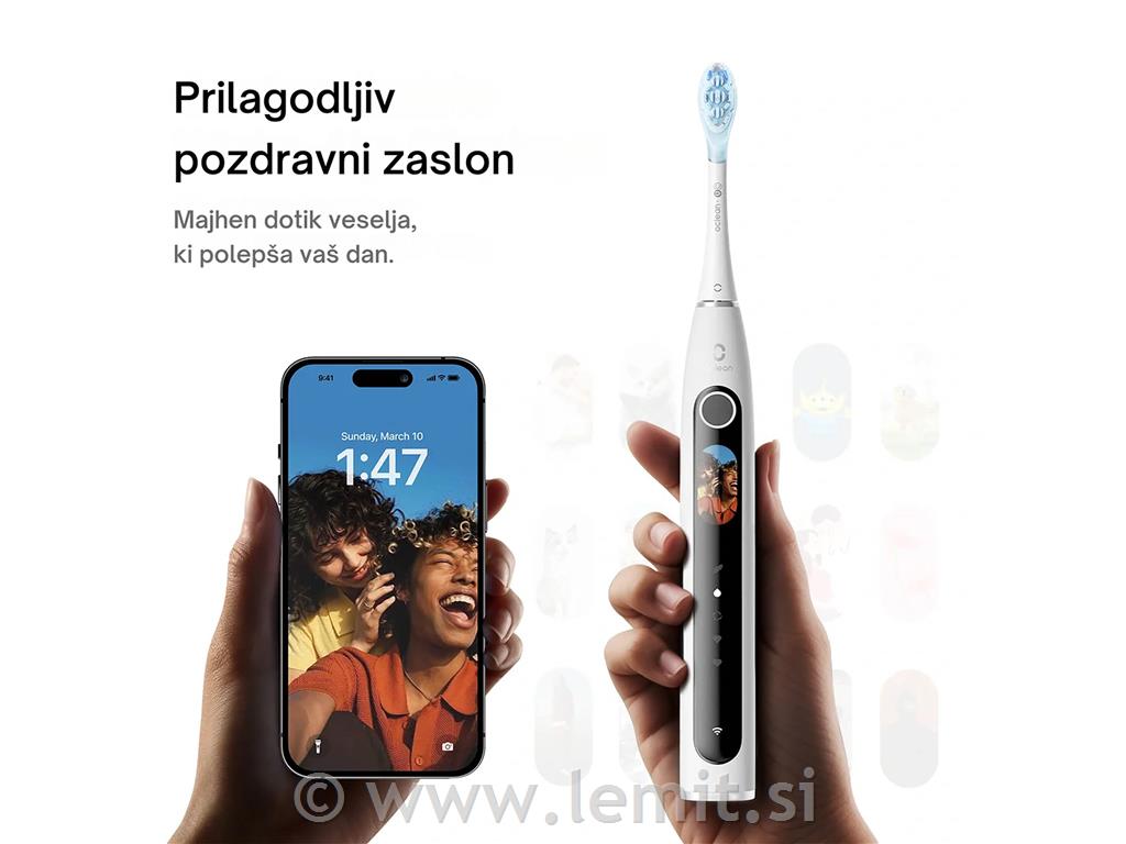 Električna zobna ščetka X Pro 20 Set črn